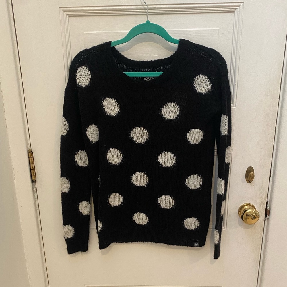 Superdry Paris knit polka dot sweater. Size Woman’s XS/4
